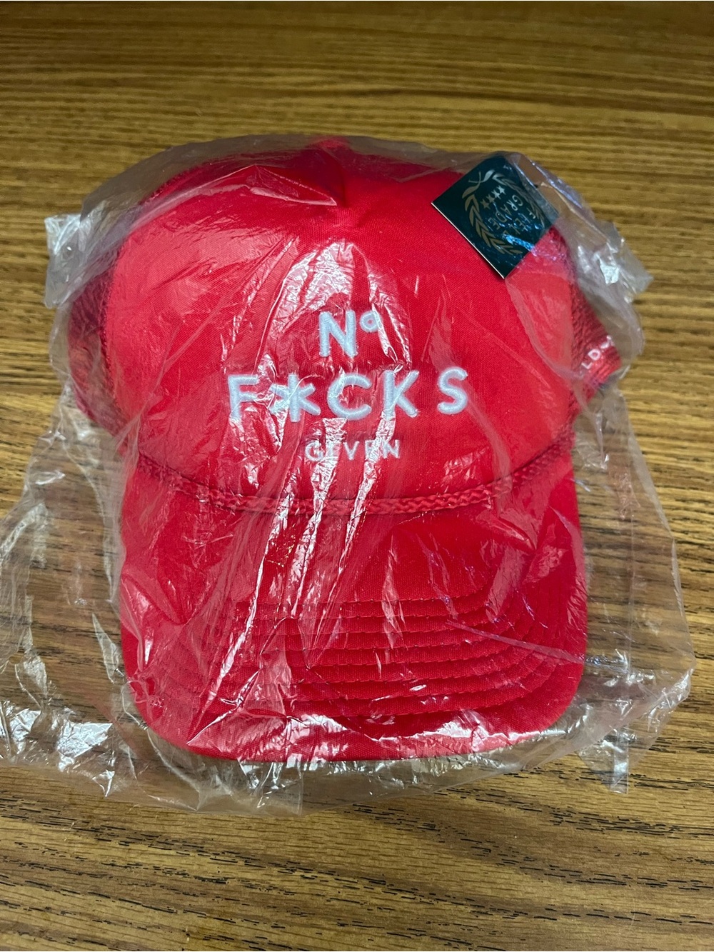 Mitchell & Ness Red and Green Snapback Hat